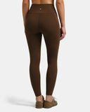 Dreamlux High Waisted No Front Seam 28" Full Length Workout Leggings w/ Pockets