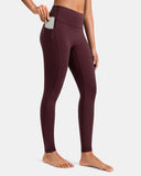 Dreamlux High Waisted No Front Seam 28" Full Length Workout Legging w/ Pockets