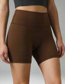 Dreamlux High Waisted No Front Seam 6" Workout Short