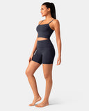 Dreamlux High Waisted No Front Seam 6" Biker Short w/ Pockets