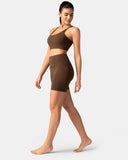 Dreamlux High Waisted No Front Seam 6" Biker Short w/ Pockets