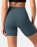 Dreamlux High Waisted No Front Seam 6" Biker Short w/ Pockets