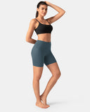 Dreamlux High Waisted No Front Seam 6" Biker Short w/ Pockets