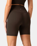 Dreamlux High Waisted No Front Seam 6" Biker Short w/ Pockets