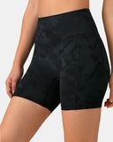 Dreamlux High Waisted No Front Seam 6" Biker Short w/ Pockets
