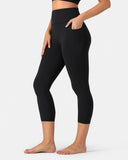 Dreamlux High Waisted No Front Seam 21" Workout Legging w/ Pockets