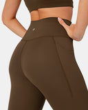 Dreamlux High Waisted No Front Seam 21" Workout Legging w/ Pockets