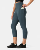 Dreamlux High Waisted No Front Seam 21" Workout Legging w/ Pockets