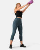 Dreamlux High Waisted No Front Seam 21" Workout Legging w/ Pockets