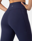 Dreamlux High Waisted No Front Seam 21" Workout Legging w/ Pockets