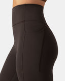 Dreamlux High Waisted No Front Seam 21" Workout Legging w/ Pockets