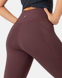 Dreamlux High Waisted No Front Seam 21" Workout Legging w/ Pockets