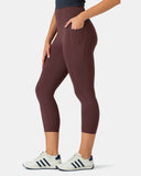 Dreamlux High Waisted No Front Seam 21" Workout Legging w/ Pockets