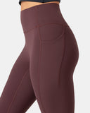 Dreamlux High Waisted No Front Seam 21" Workout Legging w/ Pockets