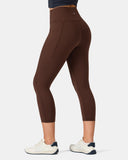 Dreamlux High Waisted No Front Seam 21" Workout Legging w/ Pockets
