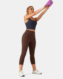 Dreamlux High Waisted No Front Seam 21" Workout Legging w/ Pockets