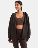 Velvra Modal Plush Soft Fleece Hoodie w/ Kangaroo Pocket