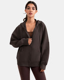 Velvra Modal Plush Soft Fleece Hoodie w/ Kangaroo Pocket