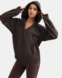 Velvra Modal Plush Soft Fleece Hoodie w/ Kangaroo Pocket