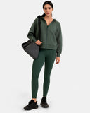 Velvra Modal Plush Soft Fleece Hoodie w/ Kangaroo Pocket