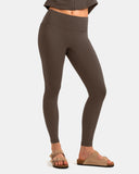 Fleece Lined No Front Seam 26.5" Thermal Leggings w/ Pockets
