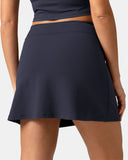 Dreamlux High Waisted Seamless Work Skirt w/ Built-in Shorts & Pockets