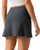 Dreamlux High Waisted Seamless Work Skirt w/ Built-in Shorts & Pockets