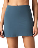 Dreamlux High Waisted Seamless Work Skirt w/ Built-in Shorts & Pockets