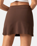 Dreamlux High Waisted Seamless Work Skirt w/ Built-in Shorts & Pockets