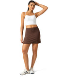 Dreamlux High Waisted Seamless Work Skirt w/ Built-in Shorts & Pockets