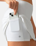 Dreamlux High Waisted Seamless Work Skirt w/ Built-in Shorts & Pockets