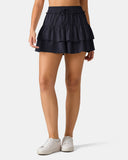 Sorona 3-Layer Ruffle Skirt w/ Built-In Anti-Exposure Short