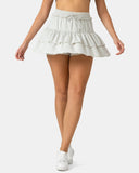 Sorona 3-Layer Ruffle Skirt w/ Built-In Anti-Exposure Short
