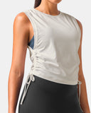 Sorona Adjustable Drawstring Cover-Up Tank Top