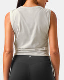 Sorona Adjustable Drawstring Cover-Up Tank Top