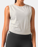 Sorona Adjustable Drawstring Cover-Up Tank Top