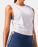 Sorona Adjustable Drawstring Cover-Up Tank Top