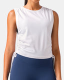 Sorona Adjustable Drawstring Cover-Up Tank Top