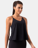 Sorona Open Back Sleeveless Workout & Yoga Tank Top
