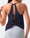 Sorona Open Back Sleeveless Workout & Yoga Tank Top