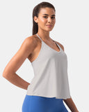 Sorona Open Back Sleeveless Workout & Yoga Tank Top