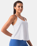 Sorona Open Back Sleeveless Workout & Yoga Tank Top