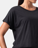 Sorona Batwing Sleeve Twist-Back Relaxed Fit Top
