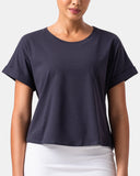 Sorona Batwing Sleeve Twist-Back Relaxed Fit Top