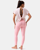Sorona Batwing Sleeve Twist-Back Relaxed Fit Top