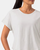 Sorona Batwing Sleeve Twist-Back Relaxed Fit Top