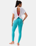 Sorona Batwing Sleeve Twist-Back Relaxed Fit Top