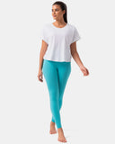 Sorona Batwing Sleeve Twist-Back Relaxed Fit Top