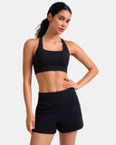 Dreamlux® Square Neck Cross-Back Sports Bra