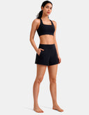 Dreamlux® Square Neck Cross-Back Sports Bra
